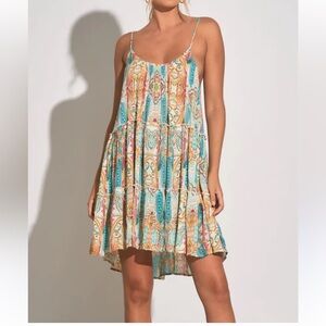 ELAN NWT BELIZE SLEEVELESS SCOOP NECK 100% RAYON DRESS